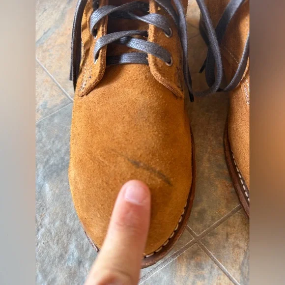 Wolverine 1000 Mile Boots Men’s 10.5D Brown Suede Lace Up USA Made - Picture 11 of 13